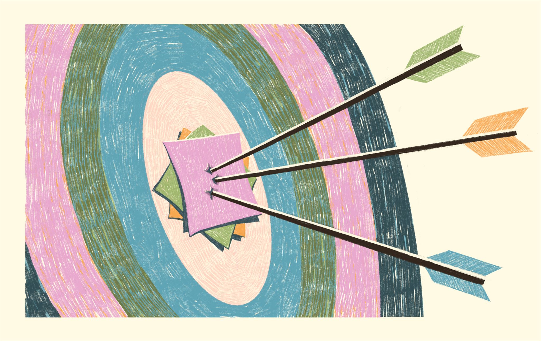 Arrows-piercing-notes